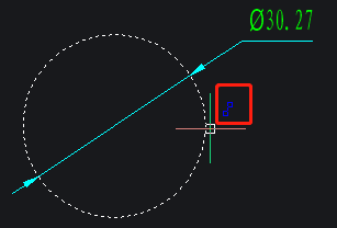 天河THCAD 十字光标右上角蓝色的两个正方形图标是什么怎么取消(图1)