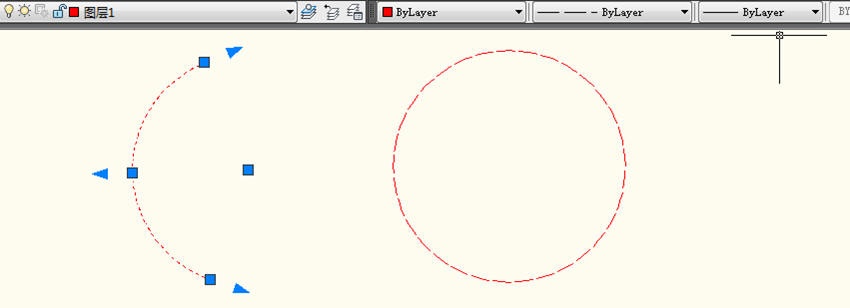 天河THCAD 弧转圆(图1)